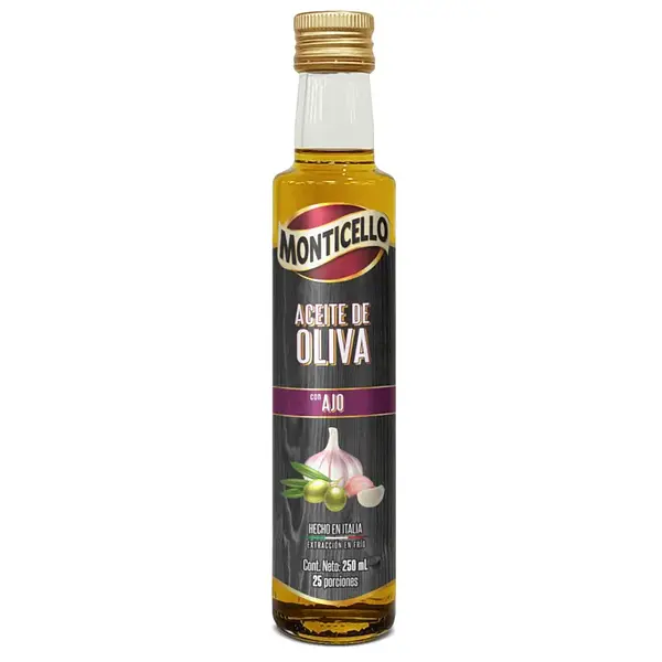 Aceite De Oliva Monticelo Ajo X 250ml