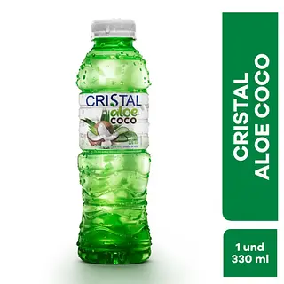 Agua Cristal Aloe Coco X 330 Ml