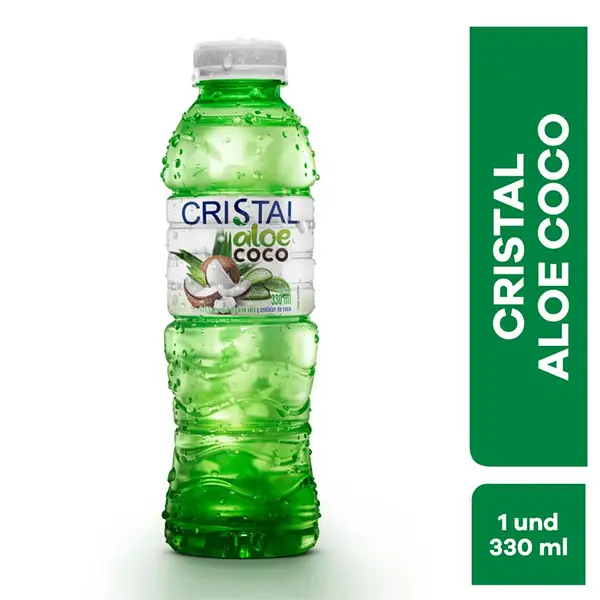 Agua Cristal Aloe Coco X 330 Ml