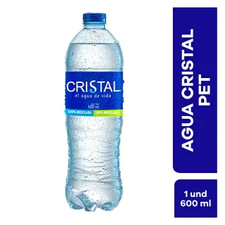 Agua Cristal Pet X 600ml