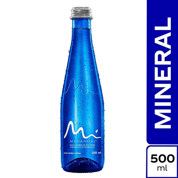 Agua Manantial Vidrio X 500 Ml
