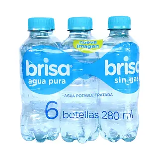 Agua Brisa Pet X 280ml 6 Unidades