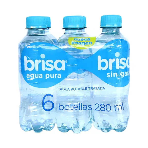 Agua Brisa Pet X 280ml 6 Unidades