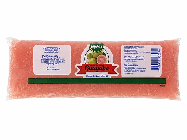 Pulpa De Fruta Unidos Guayaba Dulce X 250g