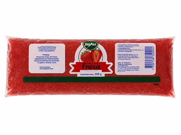 Pulpa De Fruta Unidos Fresa X 250g
