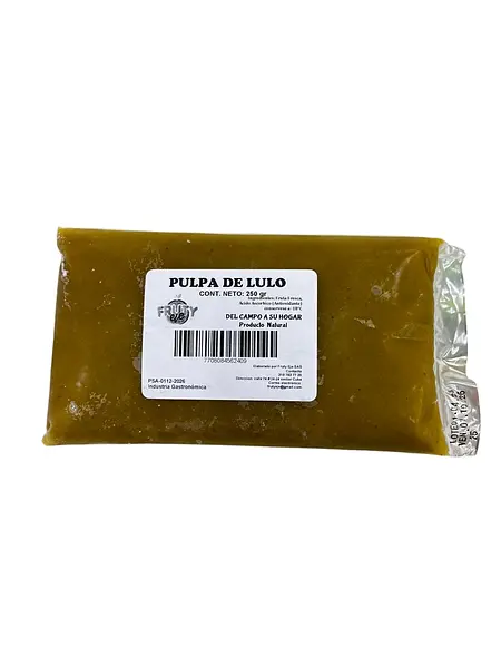 Pulpa De Fruta Fruty Lulo X 250g