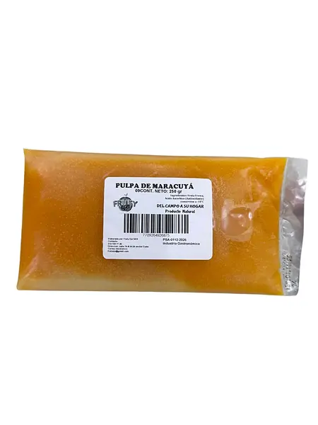 Pulpa De Fruta Fruty Maracuya X 250g