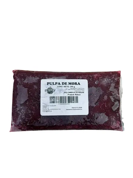 Pulpa De Fruta Fruty Mora X 250g