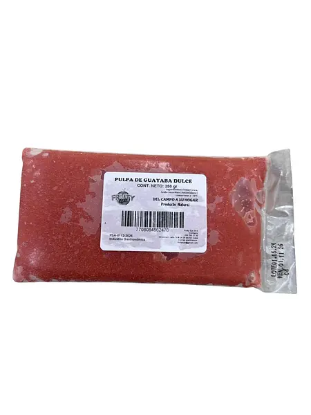 Pulpa De Fruta Fruty Guayaba Dulce X 250g