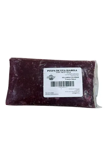 Pulpa De Fruta Fruty Uva X 250g