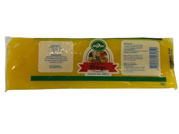 Pulpa De Fruta Unidos Mango X 250g