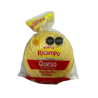 Arepas Ricampo Queso X 5 Unidades