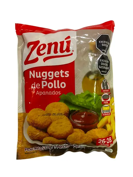 Nugguets Zenu Pollo Apanado X 512g