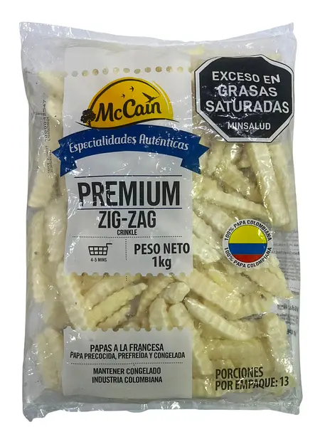 Papas A La Francesa Maccain Rizada X 1000g