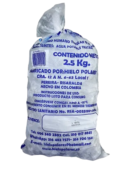 Hielo Polares Bolsa X 2500g