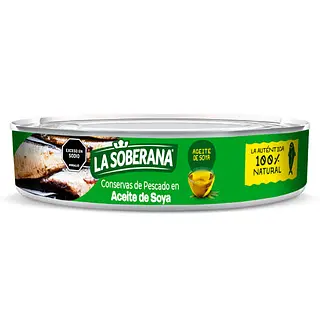 Sardina La Soberana Aceite X 400gr