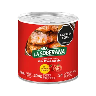 Sardina La Soberana Toma / Cilindrica X 320gr