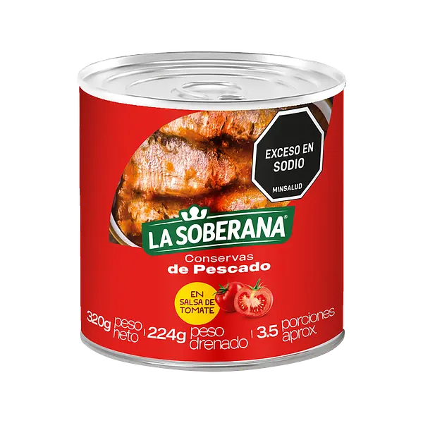 Sardina La Soberana Toma / Cilindrica X 320gr