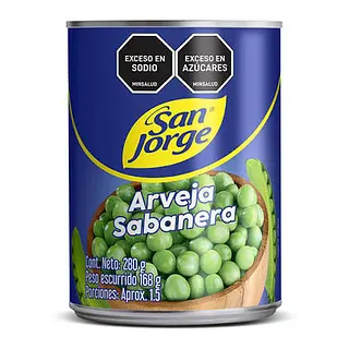 Arveja San Jorge Sabanera X 280g