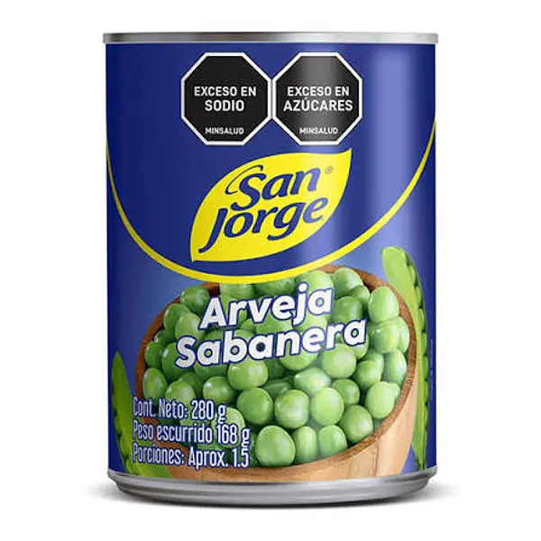 Arveja San Jorge Sabanera X 280g