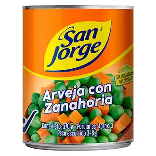 Arveja San Jorge Zanahoria X 570 G