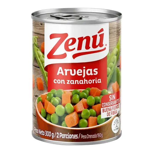 Arveja Zenu Natural X 300g