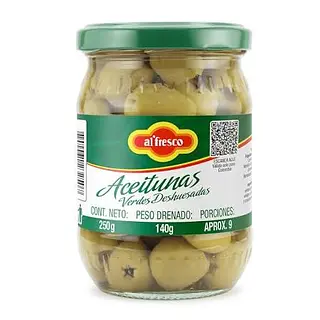 Aceitunas Alfresco Deshuesada X250g