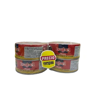 Atún Isabel Aceite X 142g Pague3 Lleve 4