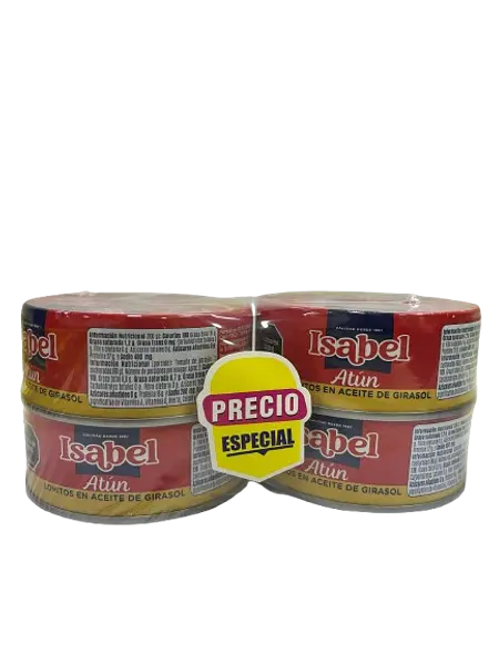 Atún Isabel Aceite X 142g Pague3 Lleve 4
