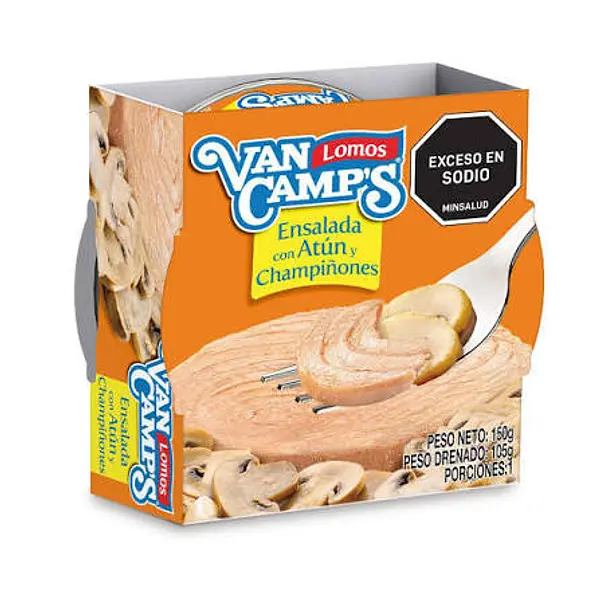 Atún Van Camps Champiñones X 150 G