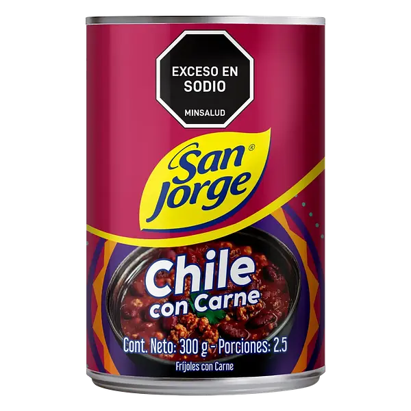 Frijoles Chile/Carne San Jorge X 300g