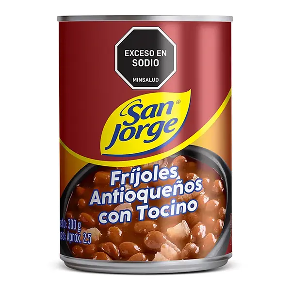 Frijoles Tocino San Jorge X 300g