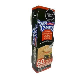 Atún Van Camps Menos Aceite X 60 G X 3 Unidades