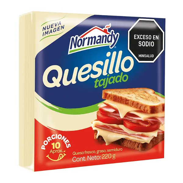 Quesillo Normandy Tajado X 220g