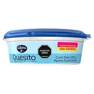 Quesito Alpina Vaso X 250g