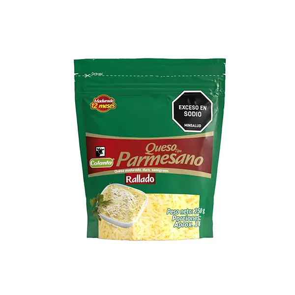 Queso Colanta Parmesano Rallado X 250g