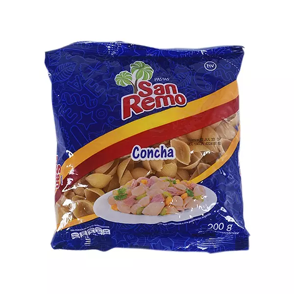 Pasta San Remo Concha X 200gr