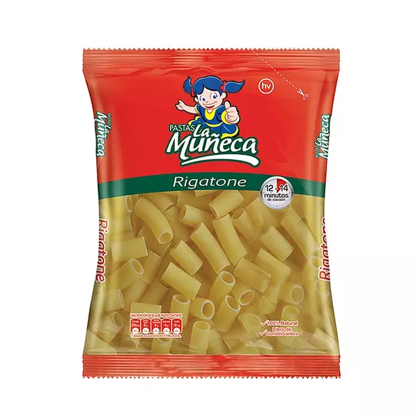 Pasta La Muñeca Rigatone X 250gr