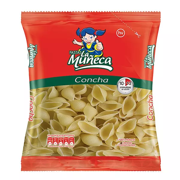 Pasta La Muñeca Concha X 250gr