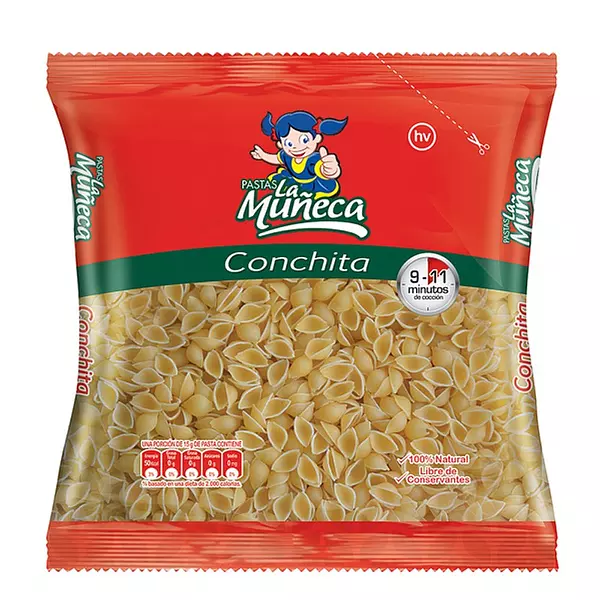 Pasta La Muñeca Conchitas X 250gr