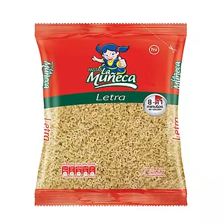 Pasta La Muñeca Letras X 250gr