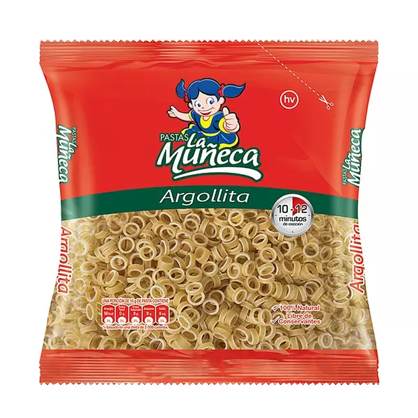 Pasta La Muñeca Argollita X 250gr