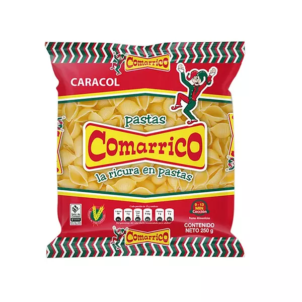 Pasta Comarrico Caracol X 250gr