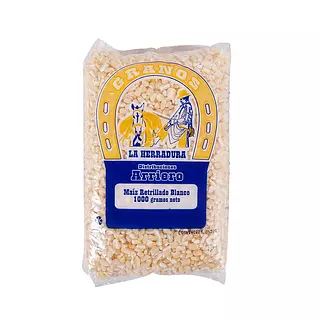 Maíz La Herradura Retrillado Blanco X 1000gr