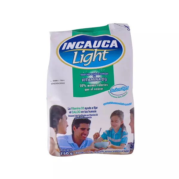 Azucar Incauca X 750grs Light Calcio