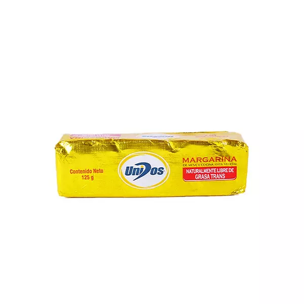 Margarina Unidos X 125grs Barra