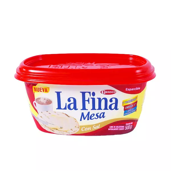 Margarina La Fina Con Sal X 500gr