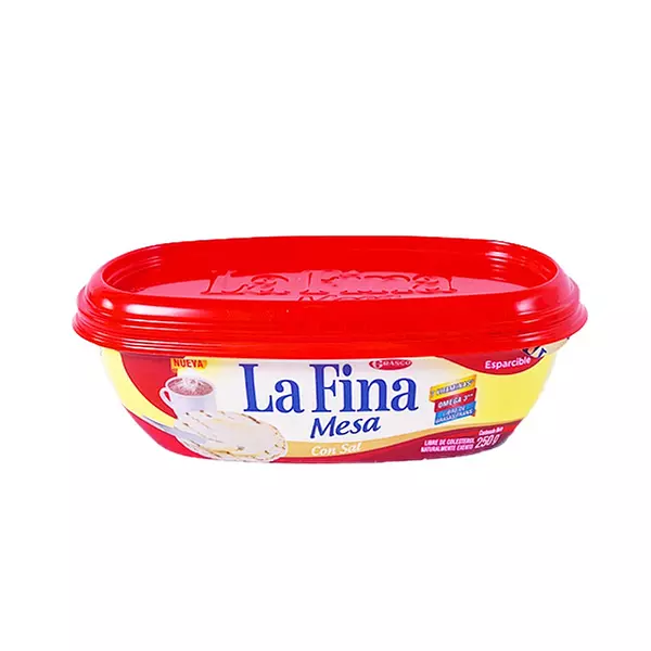 Margarina La Fina Con Sal X 250gr