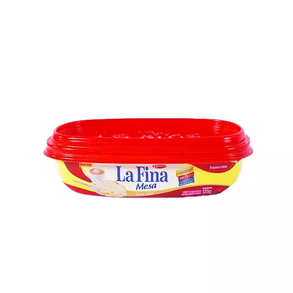 Margarina La Fina Con Sal X 125gr