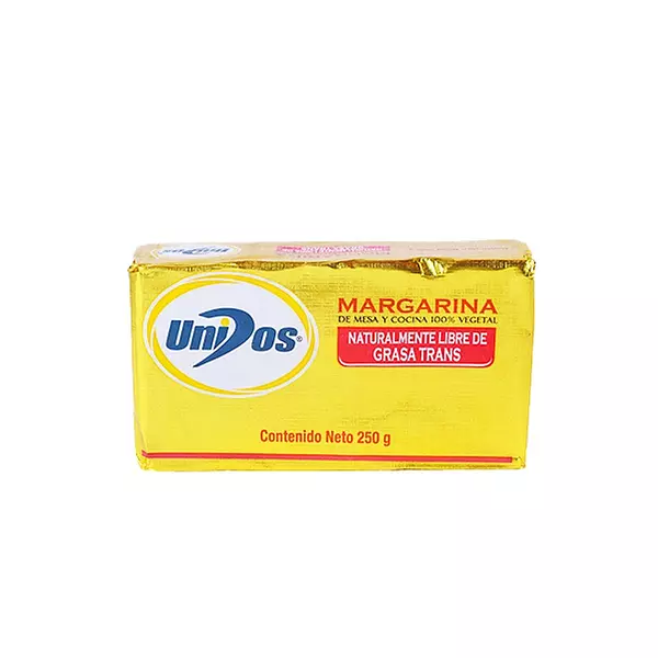 Margarina Unidos X 250grs Barra